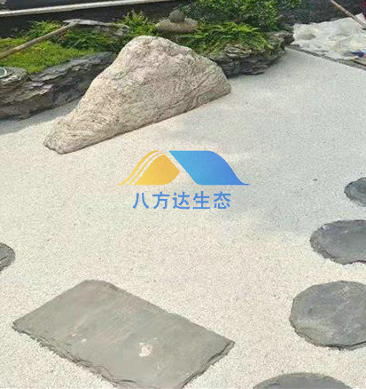 膠粘石地面施工前的準備工作，以及特點